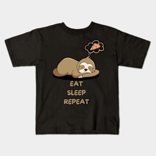 Eat Sleep Repeat Kids T-Shirt